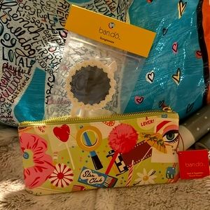 Classy floral, glasses, and glass case